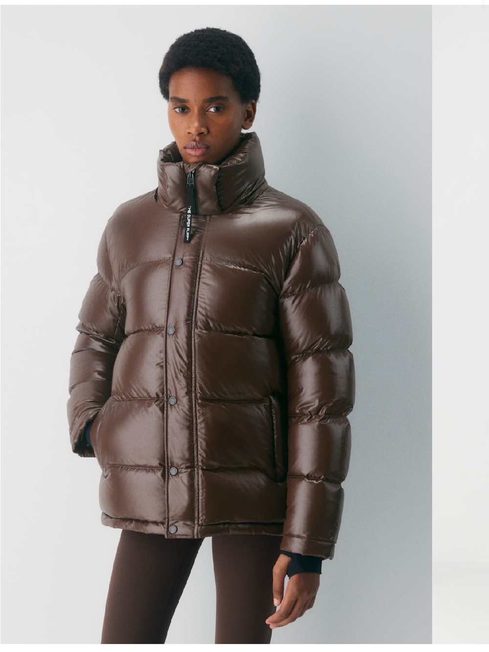Aritzia Hi-Gloss Super Puff Mid length